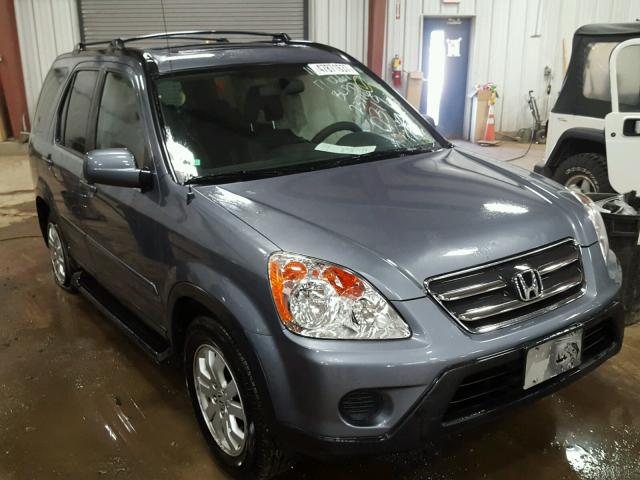 JHLRD78945C010319 - 2005 HONDA CR-V SE GRAY photo 1