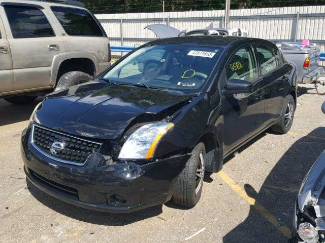 3N1AB61E99L626483 - 2009 NISSAN SENTRA 2.0 BLACK photo 2