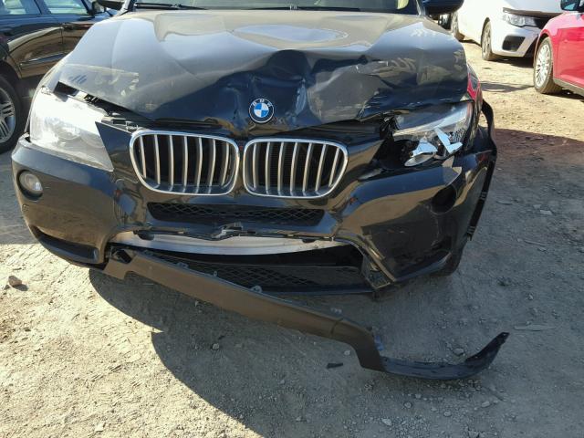 5UXWX5C50BL714088 - 2011 BMW X3 XDRIVE2 BLACK photo 9