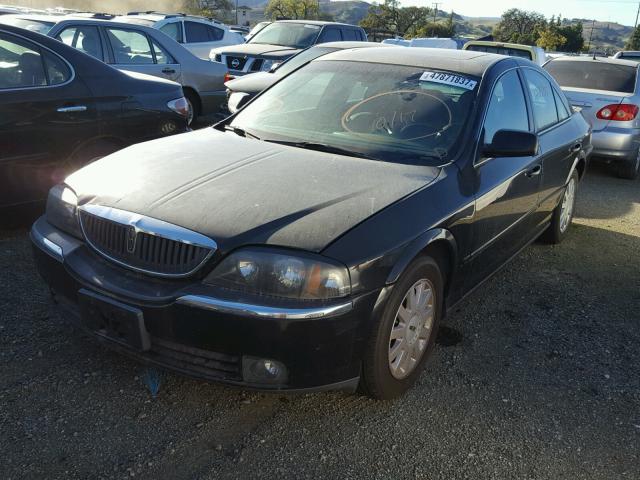 1LNHM86S55Y612617 - 2005 LINCOLN LS BLACK photo 2