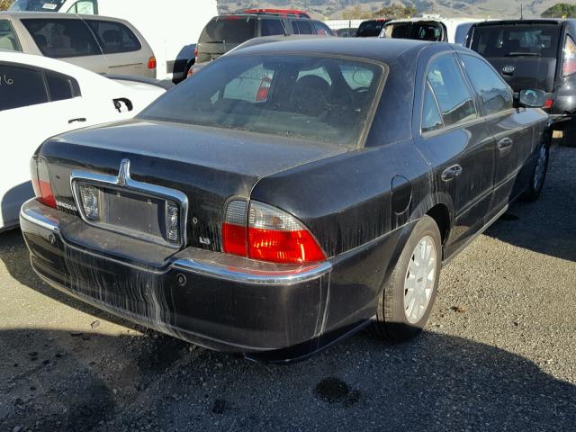 1LNHM86S55Y612617 - 2005 LINCOLN LS BLACK photo 4