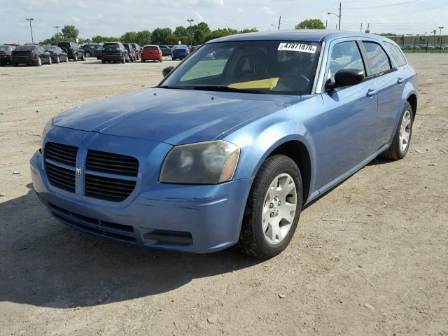 2D4FV47TX7H676838 - 2007 DODGE MAGNUM SE BLUE photo 2