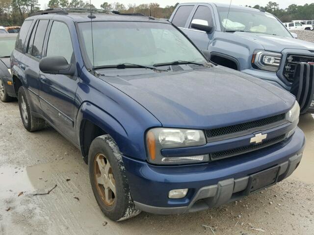 1GNDS13S142250573 - 2004 CHEVROLET TRAILBLAZE BLUE photo 1