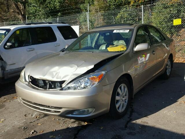 4T1BF32K53U543618 - 2003 TOYOTA CAMRY LE ოქროსფერი ფოტო 2