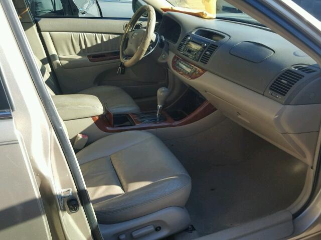 4T1BF32K53U543618 - 2003 TOYOTA CAMRY LE ოქროსფერი ფოტო 5