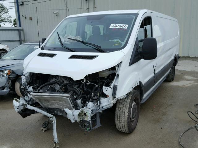 1FTSW2YMXFKA52159 - 2015 FORD TRANSIT T- WHITE photo 2