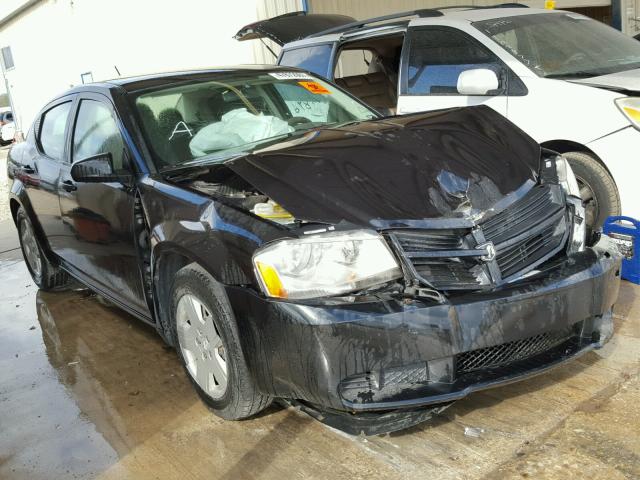 1B3CC4FB5AN103425 - 2010 DODGE AVENGER SX BLACK photo 1