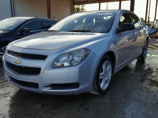 1G1ZB5EB1AF312876 - 2010 CHEVROLET MALIBU LS SILVER photo 2