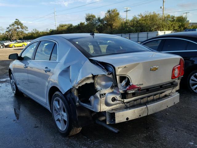 1G1ZB5EB1AF312876 - 2010 CHEVROLET MALIBU LS SILVER photo 3