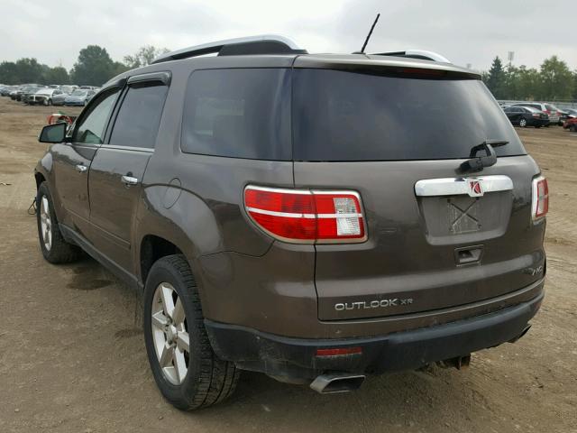 5GZEV33727J140247 - 2007 SATURN OUTLOOK SP ყავისფერი ფოტო 3