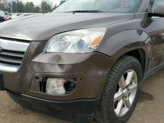 5GZEV33727J140247 - 2007 SATURN OUTLOOK SP ყავისფერი ფოტო 9