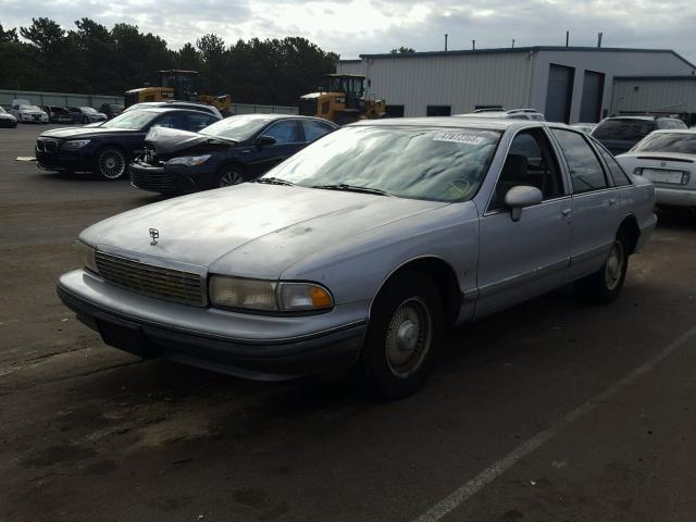 1G1BN53E9PW144239 - 1993 CHEVROLET CAPRICE CL 银色 照片 2