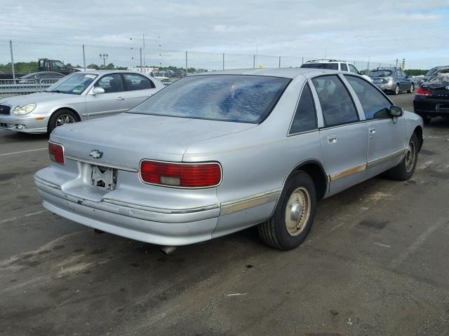 1G1BN53E9PW144239 - 1993 CHEVROLET CAPRICE CL 银色 照片 4