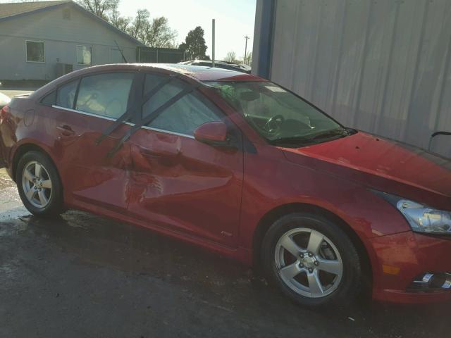 1G1PC5SB2E7244953 - 2014 CHEVROLET CRUZE LT RED photo 9