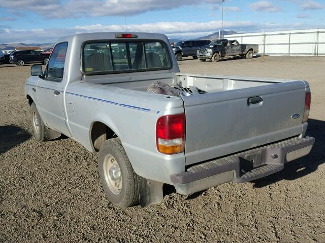 1FTCR10A6VUB12447 - 1997 FORD RANGER SILVER photo 3