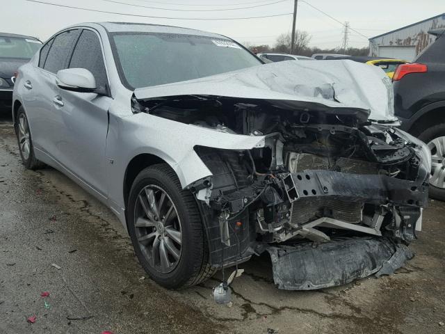 JN1BV7AR6EM695586 - 2014 INFINITI Q50 BASE Plata foto 1