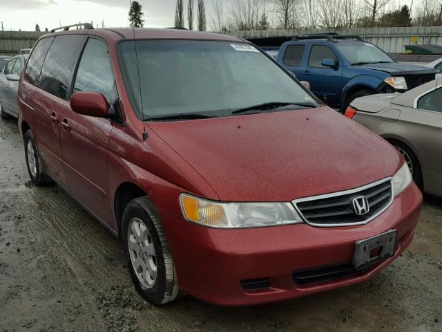 5FNRL18602B044985 - 2002 HONDA ODYSSEY EX RED photo 1