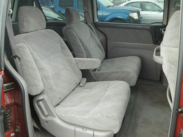 5FNRL18602B044985 - 2002 HONDA ODYSSEY EX RED photo 6