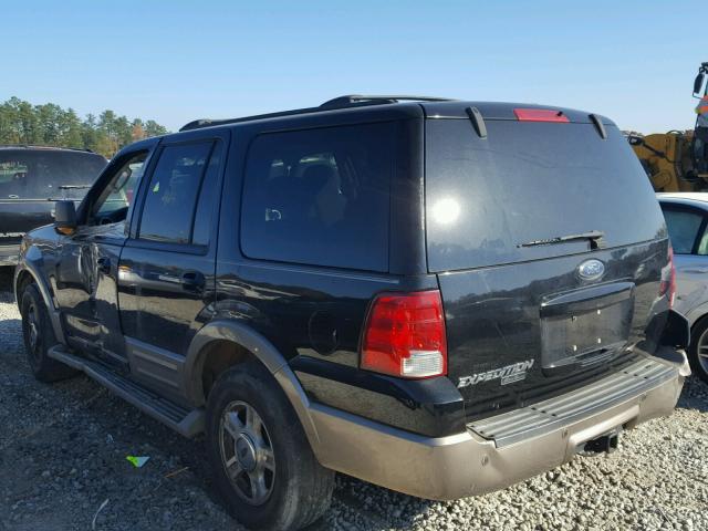 1FMRU17W84LB85538 - 2004 FORD EXPEDITION BLACK photo 3