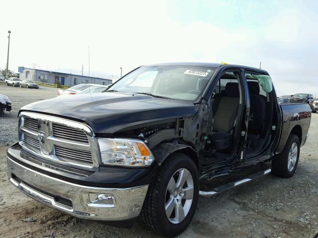 1C6RD6LT6CS269026 - 2012 DODGE RAM 1500 S BLACK photo 2