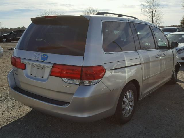 5FNRL38408B416196 - 2008 HONDA ODYSSEY EX SILVER photo 4