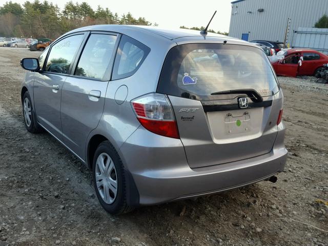 JHMGE8H2XAC022221 - 2010 HONDA FIT SILVER photo 3