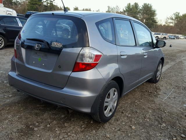 JHMGE8H2XAC022221 - 2010 HONDA FIT SILVER photo 4