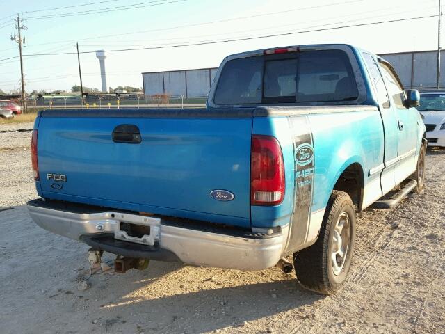 1FTEX17L3VND25808 - 1997 FORD F150 TEAL photo 4