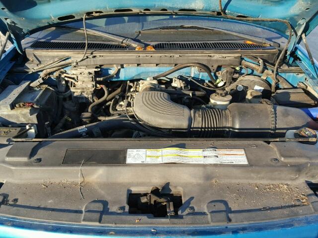 1FTEX17L3VND25808 - 1997 FORD F150 TEAL photo 7