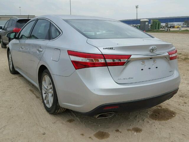 4T1BK1EB8EU117601 - 2014 TOYOTA AVALON BAS SILVER photo 3