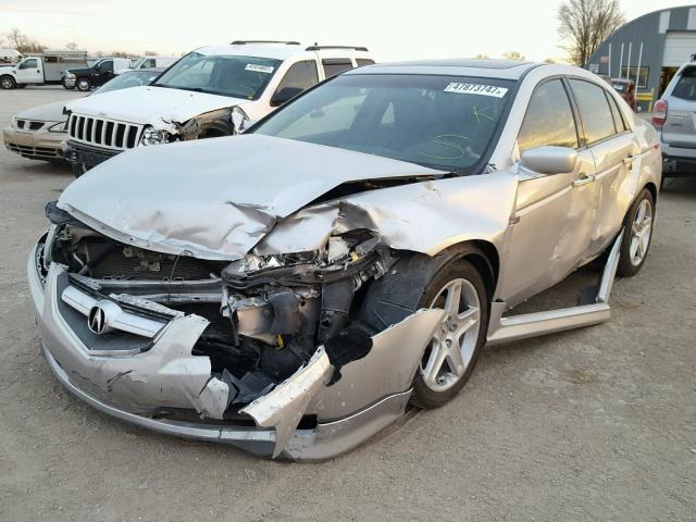 19UUA66206A009117 - 2006 ACURA 3.2TL SILVER photo 2