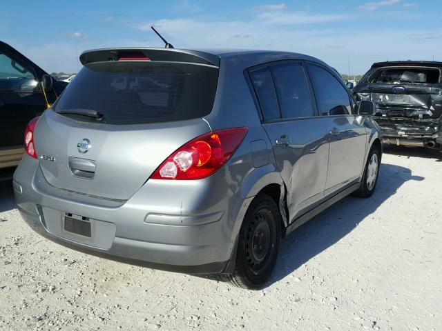 3N1BC13E59L350613 - 2009 NISSAN VERSA S SILVER photo 4