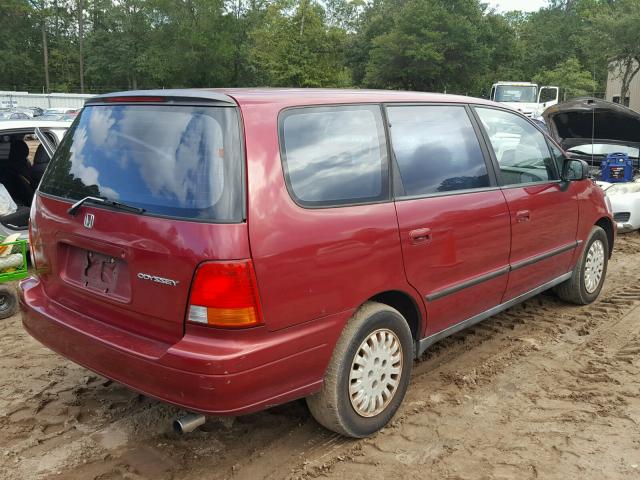 JHMRA1868TC009002 - 1996 HONDA ODYSSEY BA MAROON photo 4