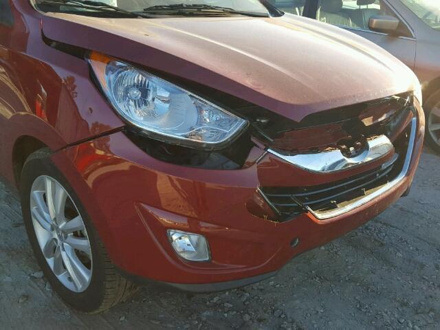 KM8JU3AC7CU338684 - 2012 HYUNDAI TUCSON GLS RED photo 9