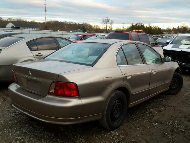 4A3AA46G33E064499 - 2003 MITSUBISHI GALANT ES GOLD photo 4