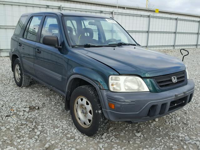 JHLRD18411S015494 - 2001 HONDA CR-V LX GREEN photo 1