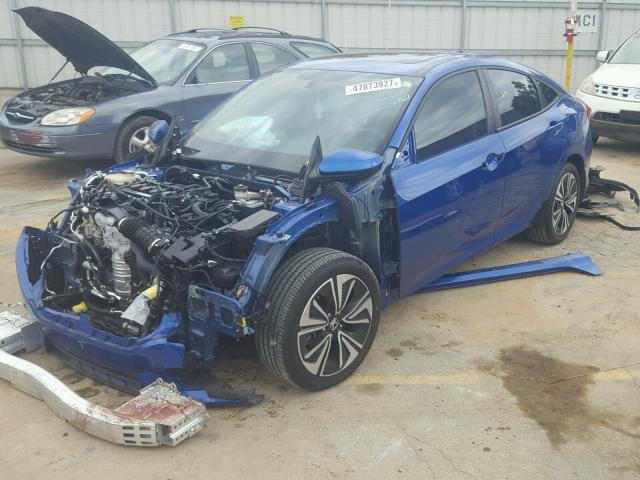 19XFC1F37GE010163 - 2016 HONDA CIVIC EX BLUE photo 2