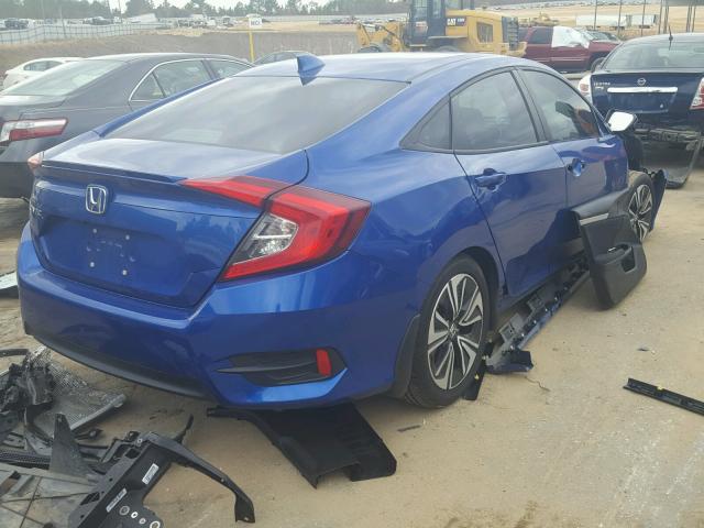 19XFC1F37GE010163 - 2016 HONDA CIVIC EX BLUE photo 4