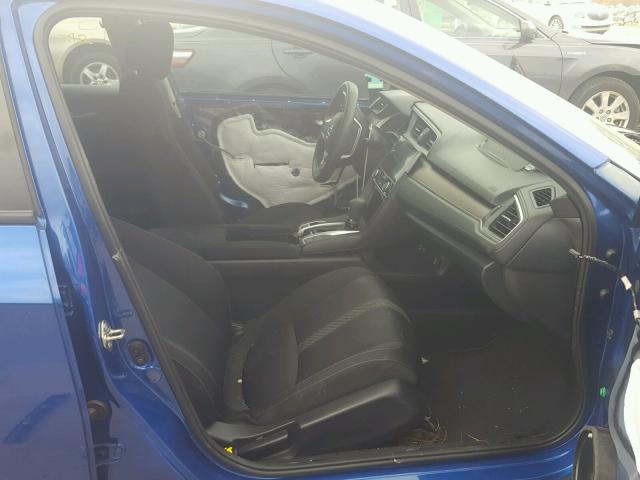 19XFC1F37GE010163 - 2016 HONDA CIVIC EX BLUE photo 5