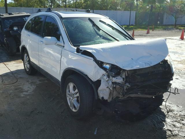 5J6RE3H79BL026703 - 2011 HONDA CR-V EXL WHITE photo 1