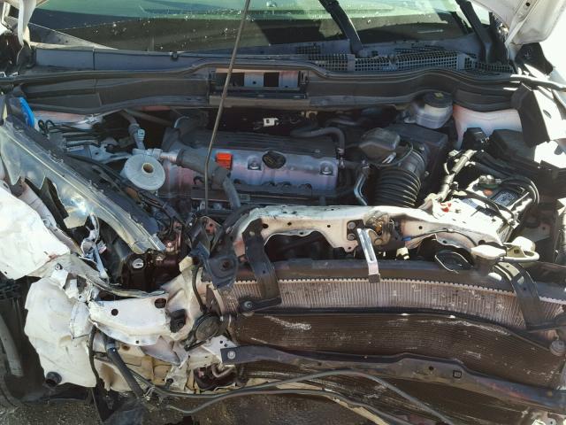 5J6RE3H79BL026703 - 2011 HONDA CR-V EXL WHITE photo 7