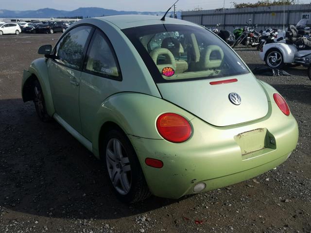 3VWCA21C1YM475709 - 2000 VOLKSWAGEN NEW BEETLE 绿色 照片 3