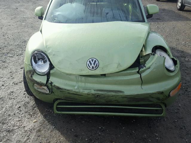 3VWCA21C1YM475709 - 2000 VOLKSWAGEN NEW BEETLE 绿色 照片 9