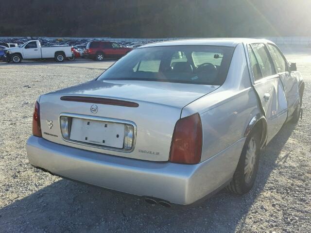 1G6KD54Y23U155031 - 2003 CADILLAC DEVILLE SILVER photo 4