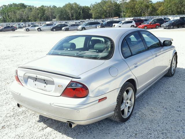 SAJEA03V931M82445 - 2003 JAGUAR S-TYPE R SILVER photo 4