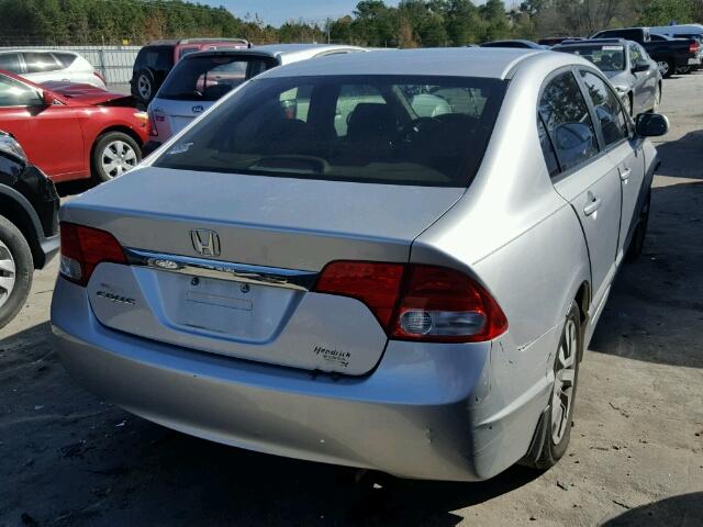 19XFA1F87BE023599 - 2011 HONDA CIVIC EX ვერცხლისფერი ფოტო 4