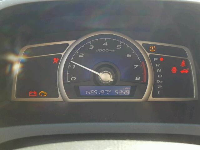 19XFA1F87BE023599 - 2011 HONDA CIVIC EX ვერცხლისფერი ფოტო 8