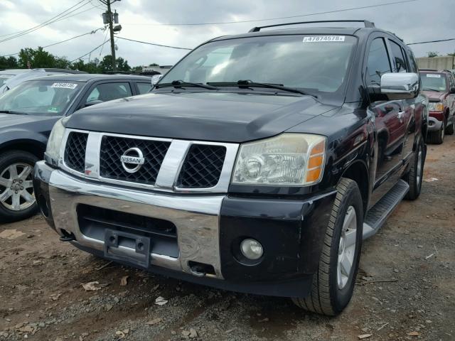 5N1AA08B54N742888 - 2004 NISSAN ARMADA SE BLACK photo 2