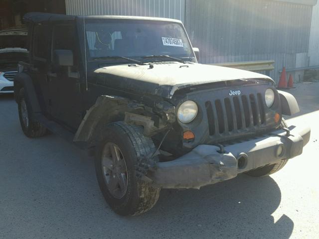 1J4GB39187L139950 - 2007 JEEP WRANGLER X BLACK photo 1