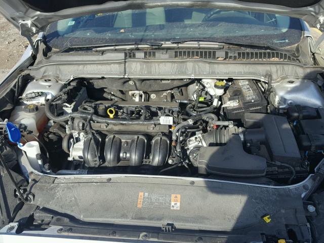 1FA6P0G77G5124729 - 2016 FORD FUSION S SILVER photo 7